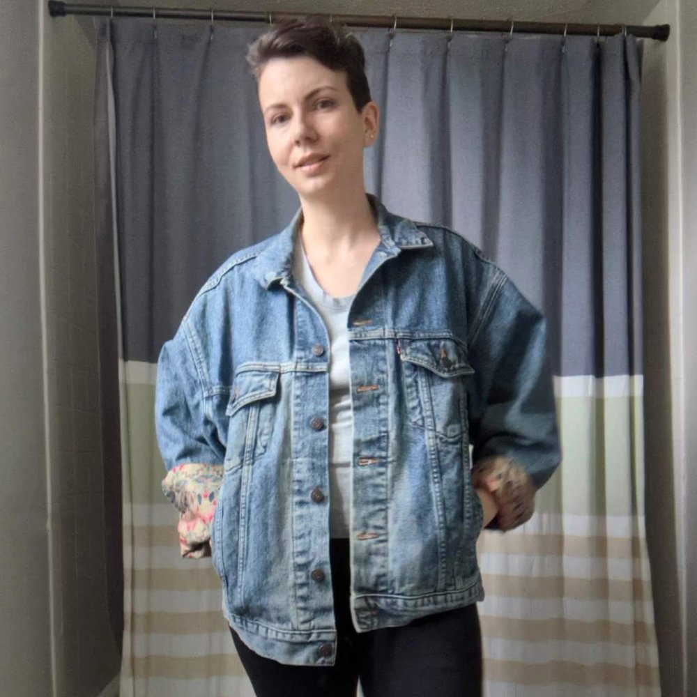 VINTAGE Levi's x Liberty of London denim jacket